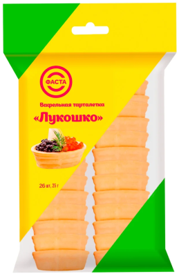 Тарталетка вафельная Лукошко ФАСТА 26шт. 25г
