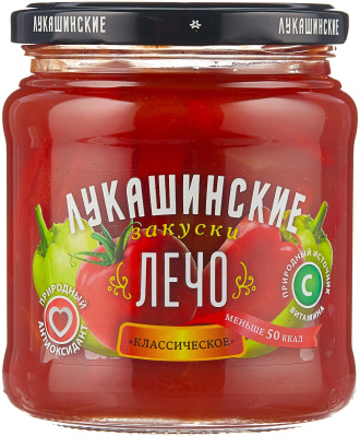 Лечо ЛУКАШИНСКОЕ Классическое 450г
