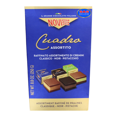Конфеты NOVI™ Cuadro Assortio шоколадные ассорти 250гр.