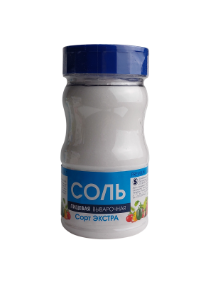 Соль пищевая ЭКСТРА фас. 500г пэт-солонка