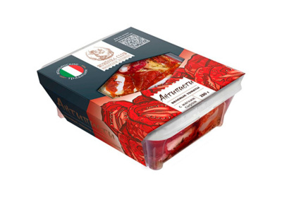 Антипасти БУРЁНКА КЛАБ томаты вяленые фаршированные мягким сливочным сыром в масле 280г