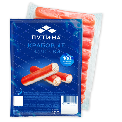 Крабовые палочки (имитация) 400 г Путина