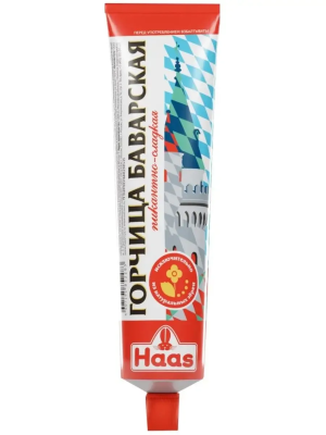 Горчица баварская в тубе 170г Haas