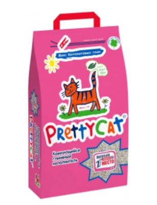 Наполнитель PrettyCat комкующийся бентонитовый Евро Микс с ароматом алоэ 5 кг
