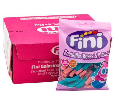 Мармелад жевательный Halal (Бутылочка розово-голубая) 90г Испания Fini