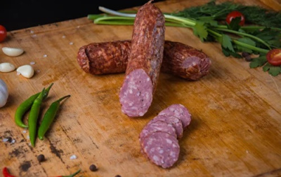 Колбаса ГРИЛЬМИТ Деликатесная с луком п/к вес