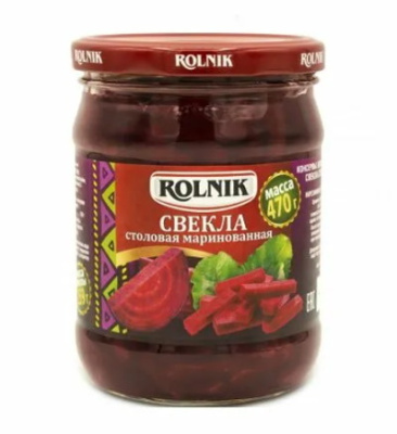 Свекла столовая маринованная Rolnik 420гр. ст. банка