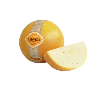 Сыр Золотой Ларец со вкусом топл. молока 45% Бобровский СЗ вес