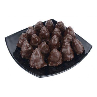 Арахис ГУРМАН в Темном, жареный соленый с карамелью в шоколадной глазури (1062), вес КФ Белое Озеро