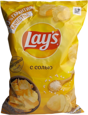 Чипсы Лэйс с солью, 140гр. 