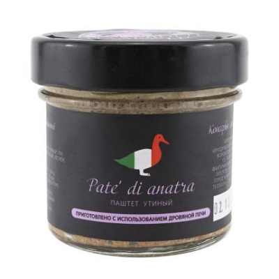 Паштет ИТАЛЬЯНЕЦ В РОССИИ утиный 105г