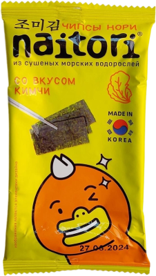 Чипсы НАЙТОРИ со вкусом кимчи 3г