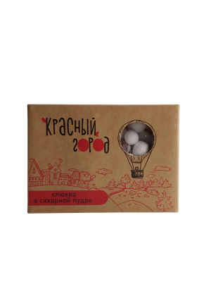 Клюква КРАСНЫЙ ГОРОД в сахарной пудре 150г