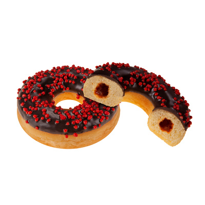 Пончик Cola с начинкой со вкусом колы 70 гр ™Стоксон (цена за 1 штуку)