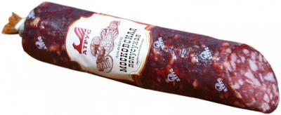 Колбаса сырокопченая Московская полусухая, Атрус