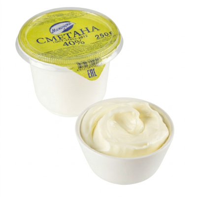 Сметана 40% ™Межозёрка 250г.