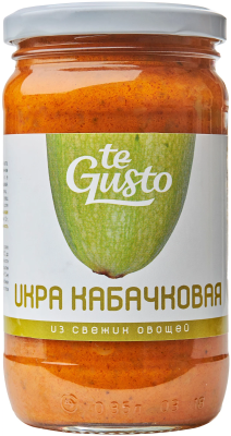 Икра кабачковая Te Gusto, 380г ст. банка