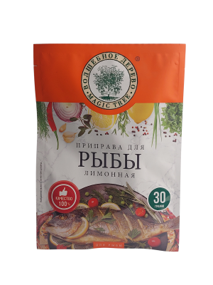Приправа для рыбы лимонная 30 гр. "Волшебное дерево"