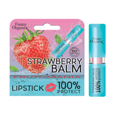 Бальзам для губ Fanny Organix® Клубника 3,5гр.