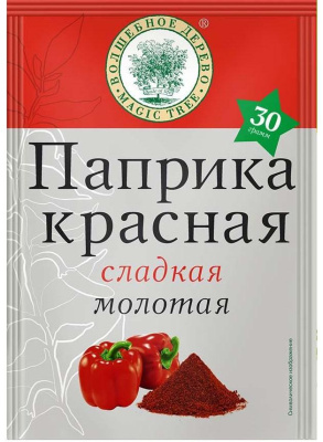 Паприка сладкая красная молотая 30 гр Волшебное дерево