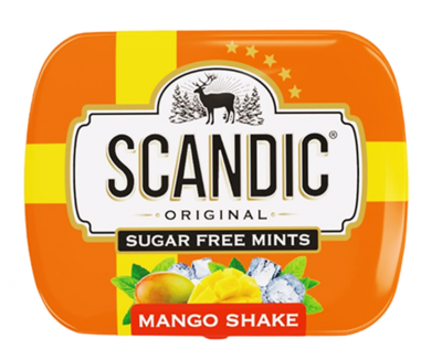 Леденцы без сахара Scandic Original Манго, 14гр.