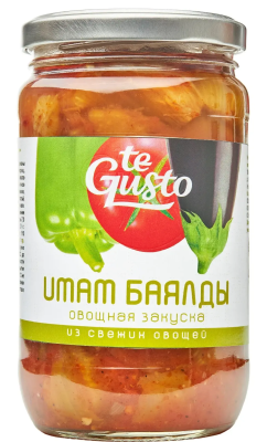 Овощная закуска Имам Баялды Te Gusto, 380г ст. банка