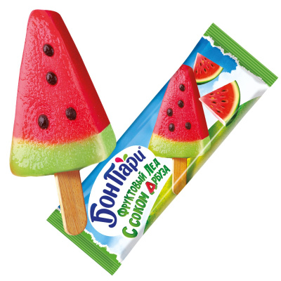 Фруктовый лед БОН ПАРИ с соком Арбуза, 67гр.