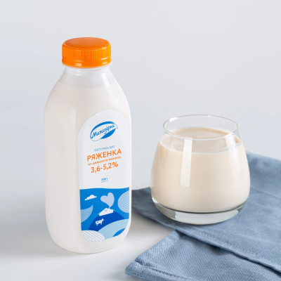 Ряженка 3,6-5,2% ™Межозёрка 500г. пэт