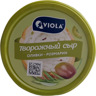 Сыр ВИОЛА творожный с оливками и розмарином 68% 140г
