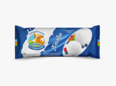 Мороженое КОРОВКА ИЗ КОРЕНОВКИ пломбир полено 400г