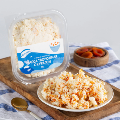 Масса творожная Курага ™Межозёрка 250г