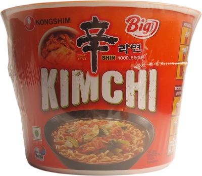 Лапша НОНГШИМ Кимчи в большой тарелке б/п 112г