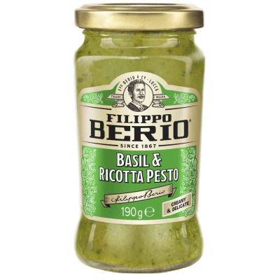 Соус Песто базилик и рикотта 190 г ст/б FILIPPO BERIO