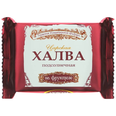 Халва подсолнечная на фруктозе, 180г Азовская КФ