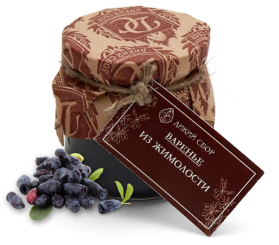 Варенье ДИКИЙ СБОР из жимолости 240гр. стекло