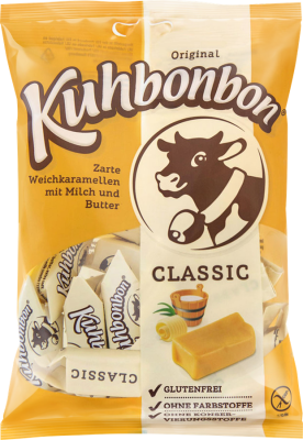 Карамель сливочная мягкая Kuhbonbon классическая 200гр.