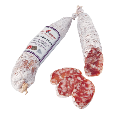 Колбаса сыровяленая полусухая Итальянская в МГС ТМ Фабрика качества