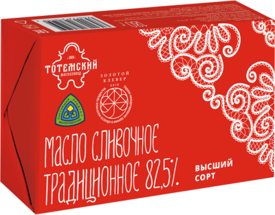 Масло сливочное Традиционное 82,5%  180 гр. Тотемский МЗ 