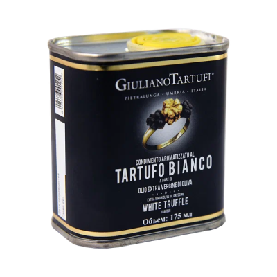Масло оливковое Тартуфо Бьянко ароматизированное белым трюфелем, Giuliano Tartufi, 175мл
