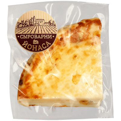 Сыр СЫРОВАРНИ ЙОНАСА Финский с изюмом и курагой 45% 180г