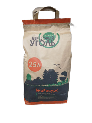Уголь БИОРЕСУРС древесный берёзовый 25л