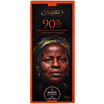 Шоколад горький Zaini 90% какао 75гр.