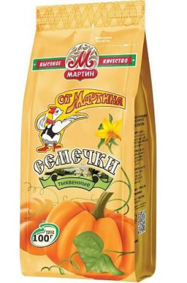 Семечки ОТ МАРТИНА тыквенные 100гр. 