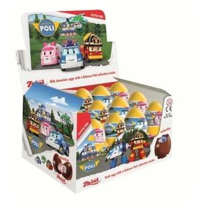 Яйцо ЗАИНИ Робокар Поли шоколадное 20г