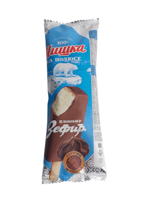 Мороженое МИШКА НА ПОЛЮСЕ зефир с ароматом маршмеллоу в горячем шоколаде 75г