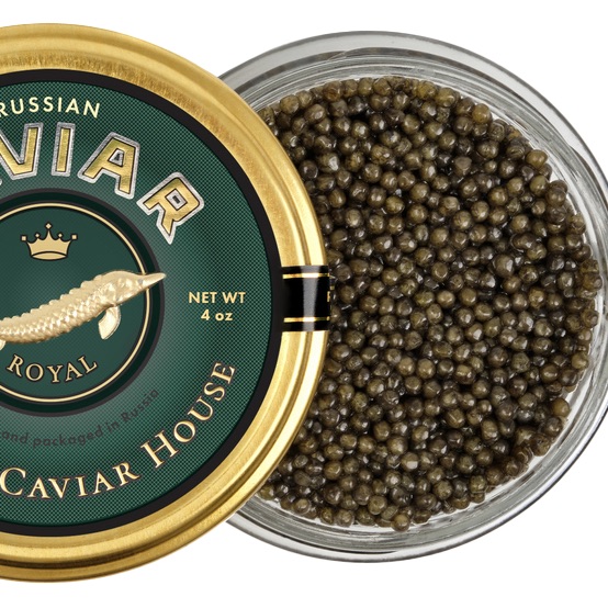 Икра зернистая осетровых "Роял" русский х сибирский осётр) 113гр. стекло Русский икорный дом