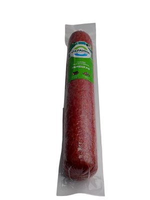 Колбаса сырокопченая полусухая Салями Немецкая  вес ТМ Окраина