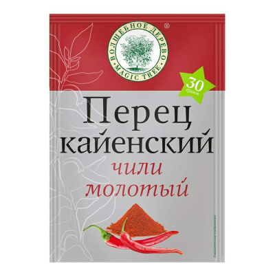 Перец Кайенский чили  молотый 30 гр Волшебное дерево