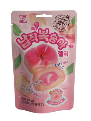 Желе гамми Флэт пич делайт со вкусом персика и нежной фруктовой начинкой 43г