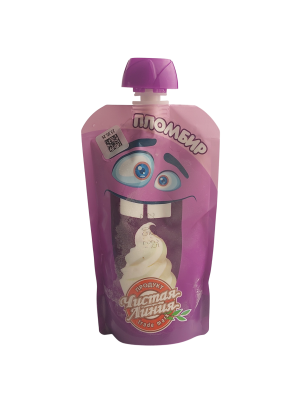 Мороженое Пломбир ванильный ДОЙ-ПАК 70гр. Чистая Линия